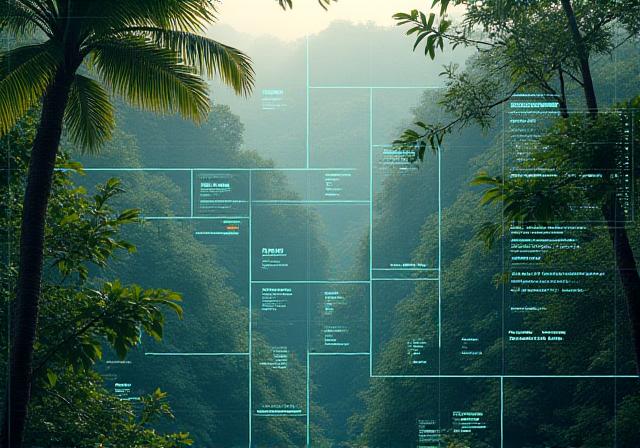 Data visualization representing conservation success